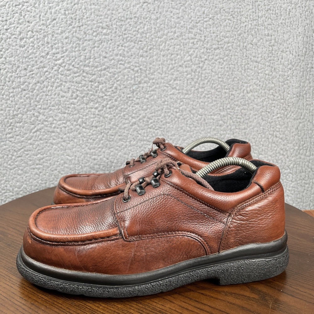 Dr. Martens Shoes Mens Size 10 Brown Leather Moc Toe‎ Work Utility Casual Oxford